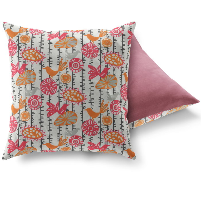 Aberto Design Cojín Multicolor 43 x 43 cm